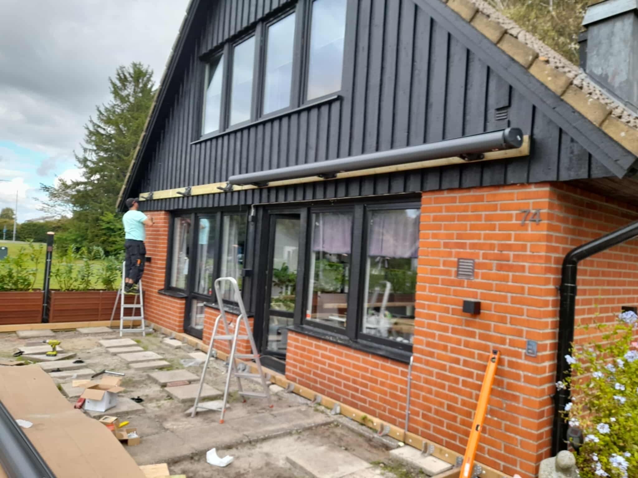 Elektrisk Markismontering